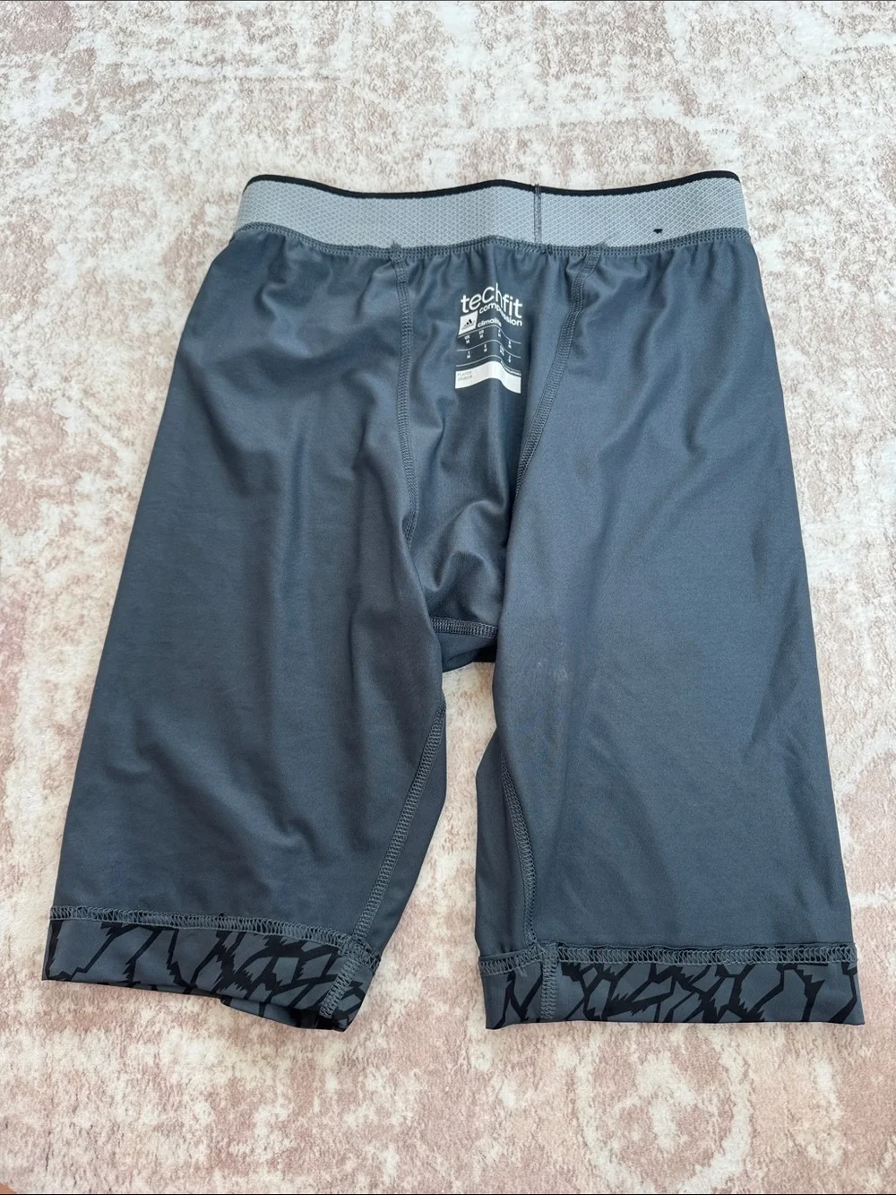 adidas Black & Gray Graphic Compression Boxer Briefs